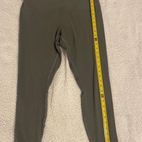 Lululemon Wunder High Rise Tight Leggings Dark Olive Green Size 16 - Picture 1 of 7